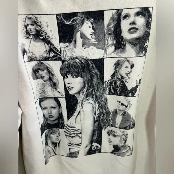 Taylor Swift Cream Beige Eras Tour Hoodie Official Tour Merchandise Size Medium - Picture 4 of 12